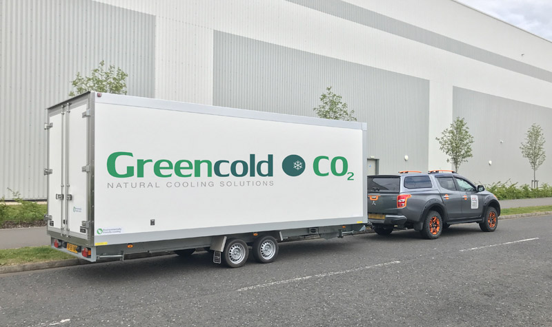 UK First : Innovative CO2 powered refrigerated trailer